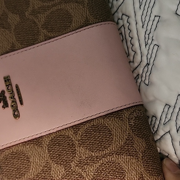 Coach Brown and Pink Wallet - Picture 7 of 16